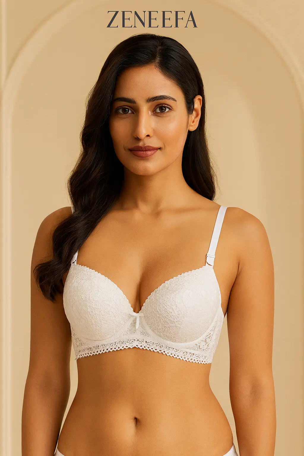 Zeneefa Premium Lace Contour Bra