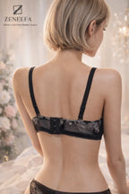 Light Padded Net Push-Up Bra for Women – Zeneefa