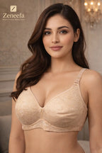 Zeneefa Net & Cotton Bra | B Cup | Everyday Comfort