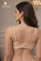 Zeneefa Net & Cotton Bra | B Cup | Everyday Comfort