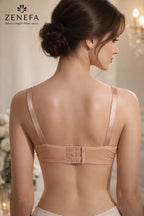 Zeneefa Push-Up Lace Bra for Women | D-Cup Support, Soft Comfort  – Where Comfort Meets Grace