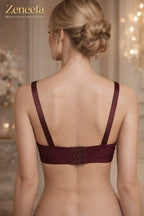Zeneefa Push-Up Lace Bra for Women | D-Cup Support, Soft Comfort  – Where Comfort Meets Grace
