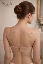 Zeneefa Cotton Net Non-Padded Bra for Women | C-Cup Natural Support – Where Comfort Meets Grace