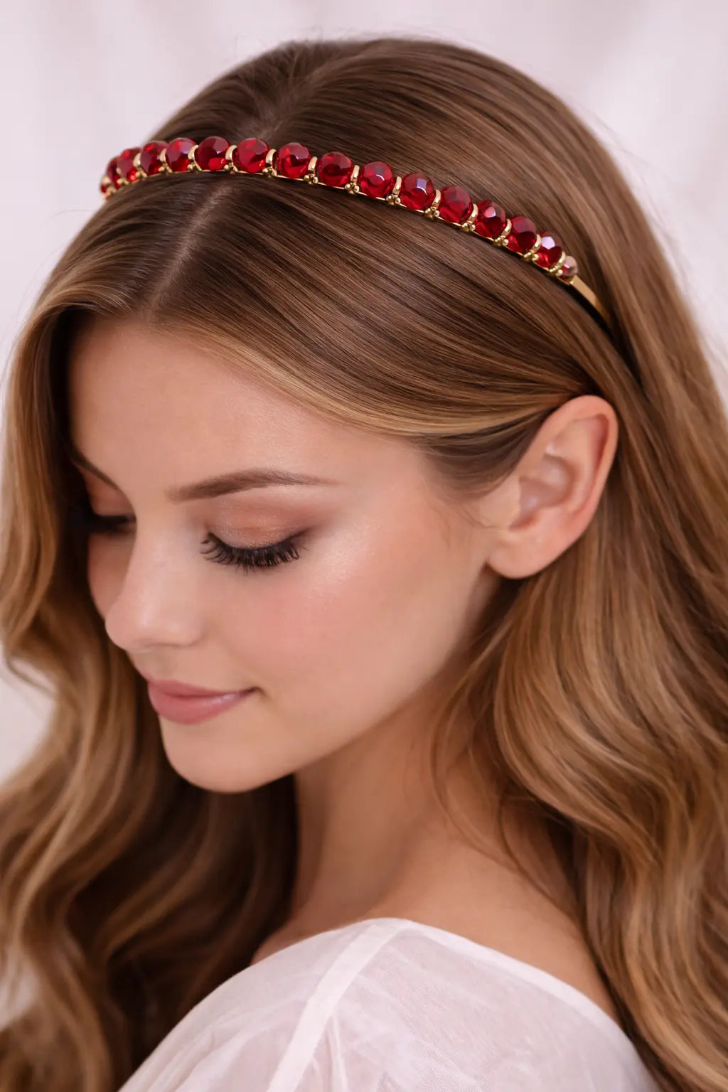 Zeneefa Luxury Crystal Hair Band for Women – Elegant Party & Bridal Headpiece