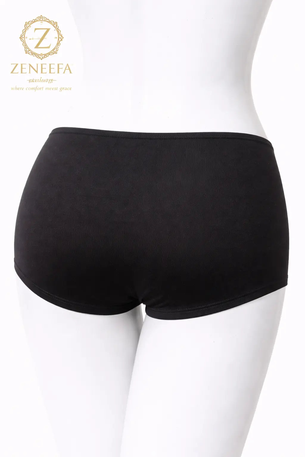 Zeneefa Floral Printed Cotton Panty – Soft Mid-Waist Comfortable Everyday Inner-wear for Women