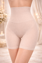 Zeneefa Seamless High-Waist Shaping Shorts | Tummy Control & Thigh Smoothing