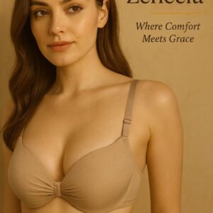 Fancy Plain Half Cup Bra – Zeneefa