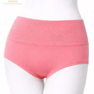 Zeneefa Floral Printed Cotton Panty – Soft Mid-Waist Comfortable Everyday Inner-wear for Women