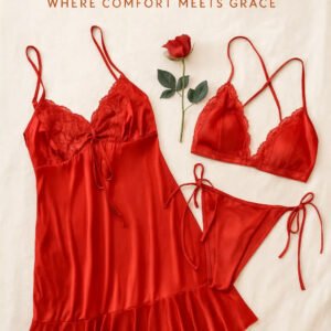 3-Piece Nighty Set – Zeneefa
